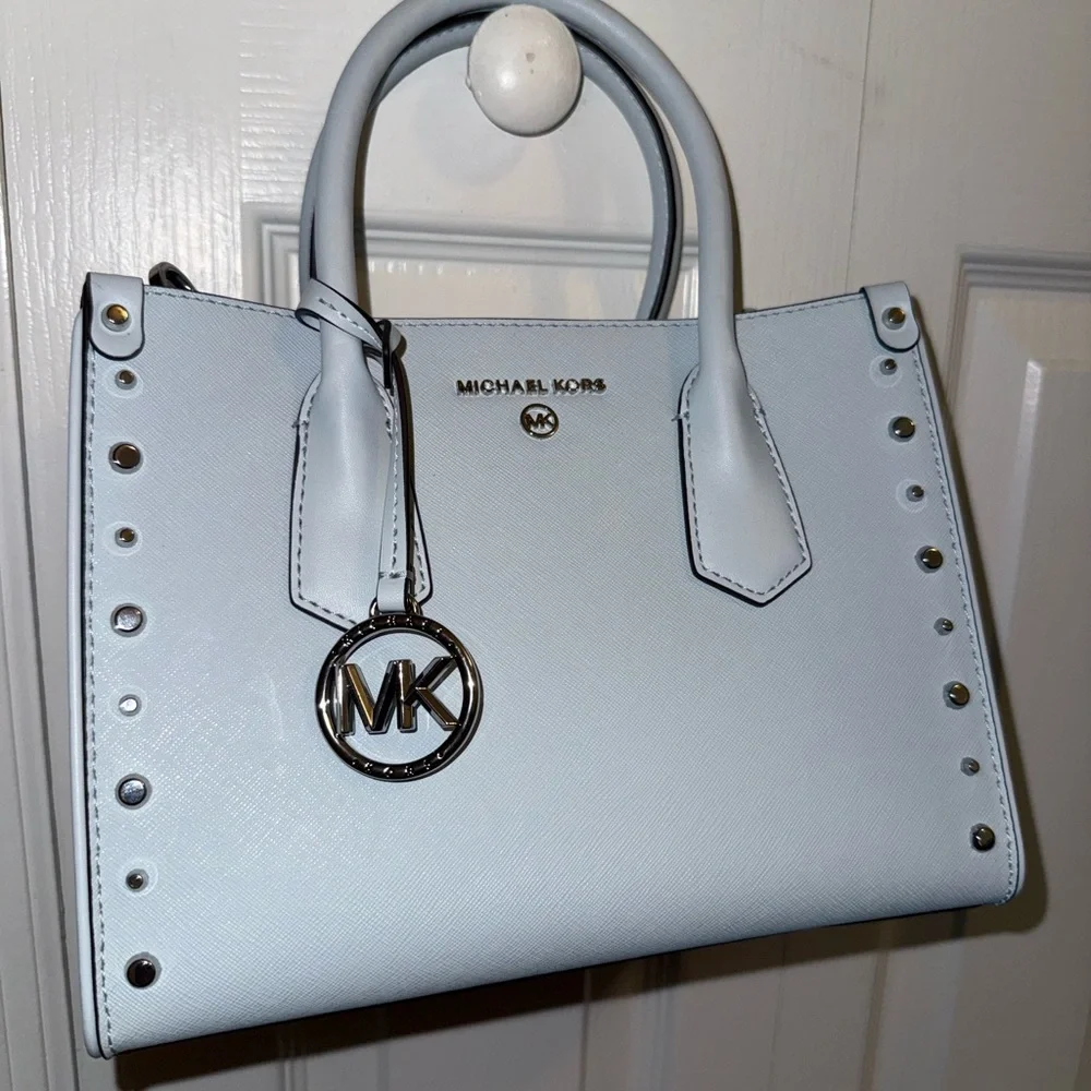Michael Kors Sky Blue Satchel - Picture 7 of 9